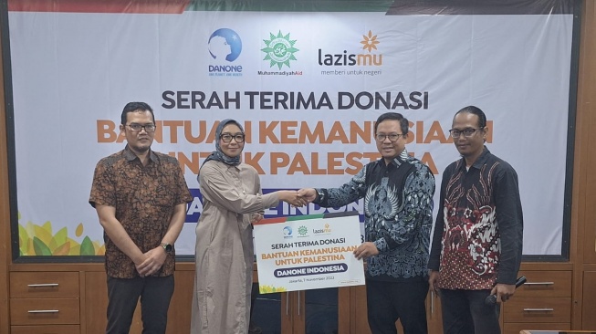 Danone Salurkan Bantuan Kemanusiaan Rp2 Miliar untuk Palestina