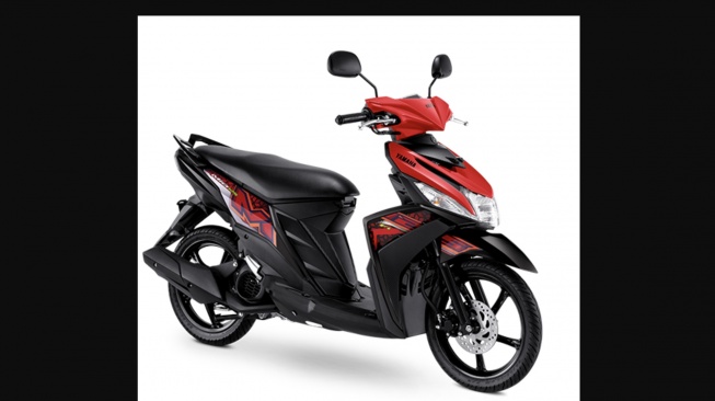 Yamaha Mio M3 red yang menghasilkan kesan sporty namun elegan [PT YIMM].