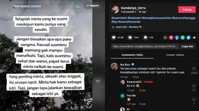 Balasan Ria Ricis diduga singgung Teuku Ryan (TikTok)