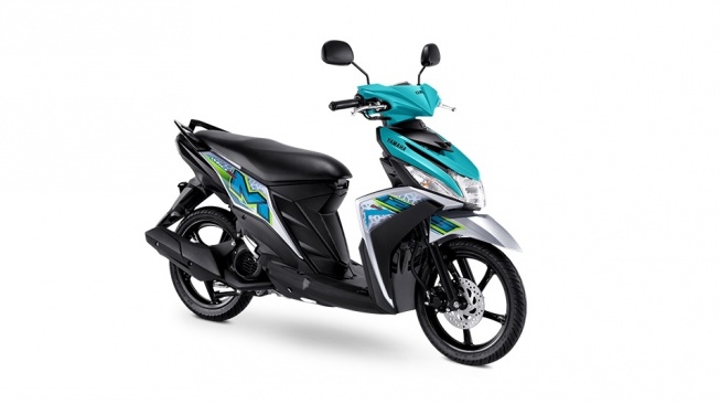 Yamaha Mio M3 125 hadir dengna warna dan grafis baru yang lebih sporty dan berwarna. [Dok Yamaha]