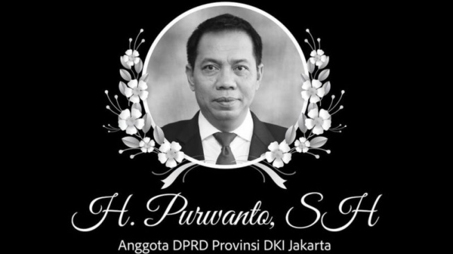 Anggota Komisi A DPRD DKI Purwanto meninggal dunia, Jakarta, Selasa (5/12/2023). (DPRD DKI)