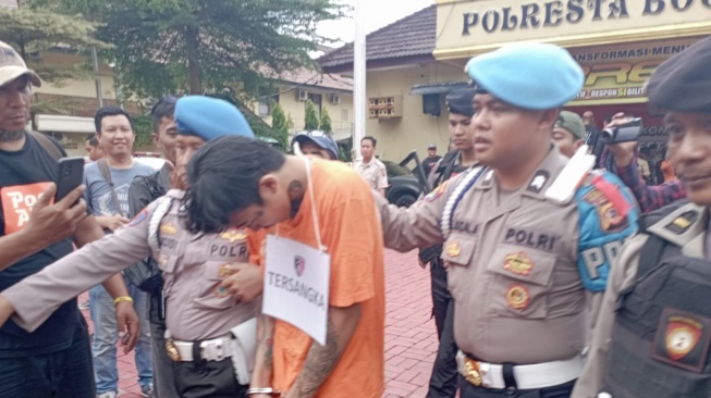 Agil Septiansyah alias Alung (20) killed his girlfriend Fitria Wulandari alias Wulan in Bogor (Egi/Suara.com)