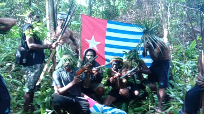 Tentara Pembebasan Nasional Papua Barat-Organisasi Papua Merdeka (TPNPB-OPM). [Sebby Sambom]