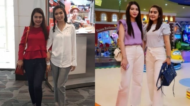 Gaya Kembar Selvi Ananda dan Sang Kakak Dita Andini Kenakan Sandal Prada Belasan Juta, Netizen Nyindir: UMKM Eropa?