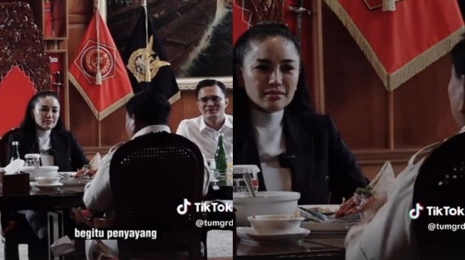 Potret Nikita Mirzani ketemu Prabowo (Instagram/@nikitamirzanimawardi_172)