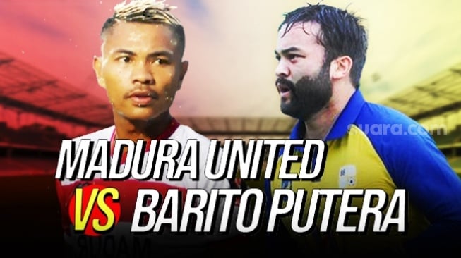 Prediksi Madura United vs Barito Putera di BRI Liga 1: Skor, Susunan Pemain dan Live Streaming