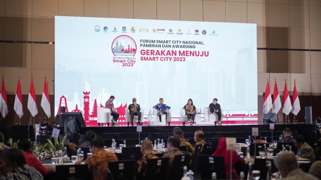 Forum Smart City Nasional 2023 di Tangerang, belum lama ini. [Kominfo]