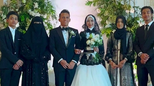 Potret pernikahan Adiba Khanza dan Egy Maulana Vikri [Instagrama]