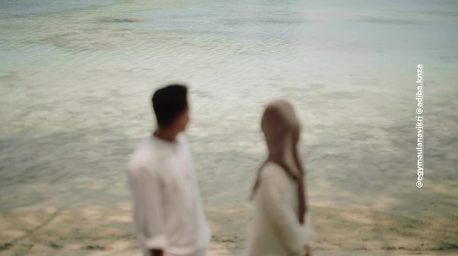 Potret Prewedding Adiba Khanza dan Egy Maulana (Instagram/@antzcreator)