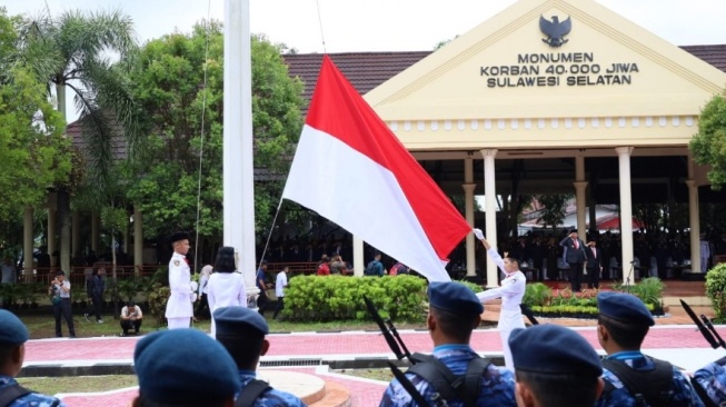 Upacara Hari Korban 40.000 Jiwa di Kota Makassar