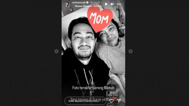 Potret Kenangan Jeje Govinda Bersama Ibunya (Instagram/@ritchieismail)