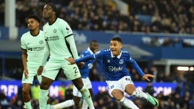 Hasil Liga Inggris: Chelsea Tumbang di Markas Everton