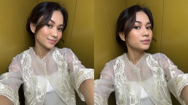 Potret Azizah Salsha di Pernikahan Adiba Khanza dan Egy Maulana (Instagram/@azizahsalsha_)