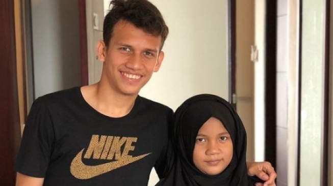 Adik Egy Maulana Vikri, Afifah Tahirah. (Instagram/@egymaulanavikri)