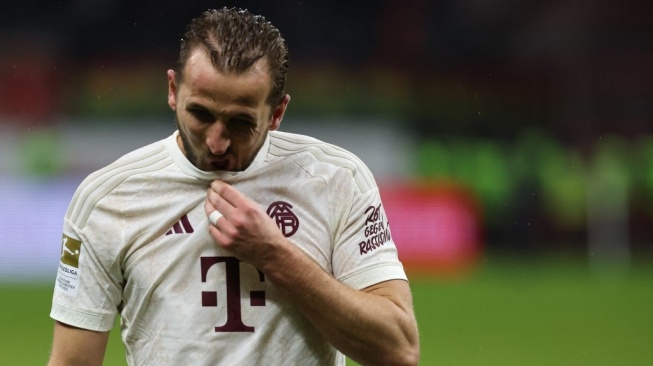 Penyerang Bayern Munich, Harry Kane. [Daniel ROLAND / AFP]