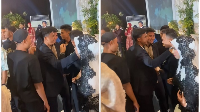 Egy Maulana asyik ngobrol dengan Pratama Arhan cs (TikTok/@shivzi14)