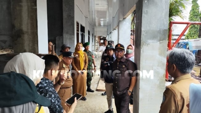 Proyek Pembangunan Gedung SMPN 2 Bontang Juga Minus, Kontraktor Ngeluh