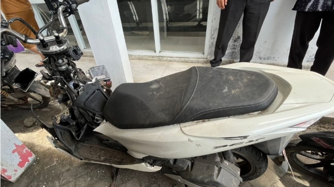 Honda PCX berkelir putih dilelang mulai Rp 7 jutaan (Lelang.go.id)