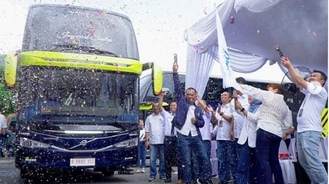 Bus Tingkat Damri Meluncur di Malang, Mewah Banget!