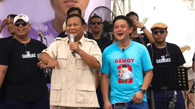 Prabowo Subianto dan Bobon Santoso (Instagram)