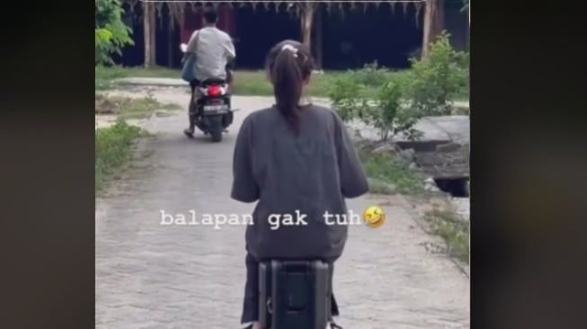 Potret Azizah Salsha mudik ke Blora. (Tiktok)