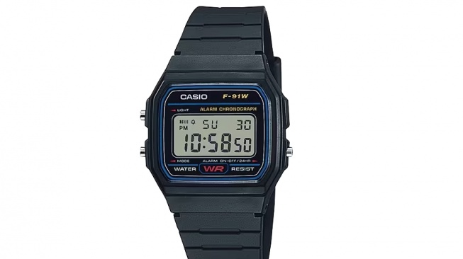 Jam tangan Casio F-91W. (Casio.com)