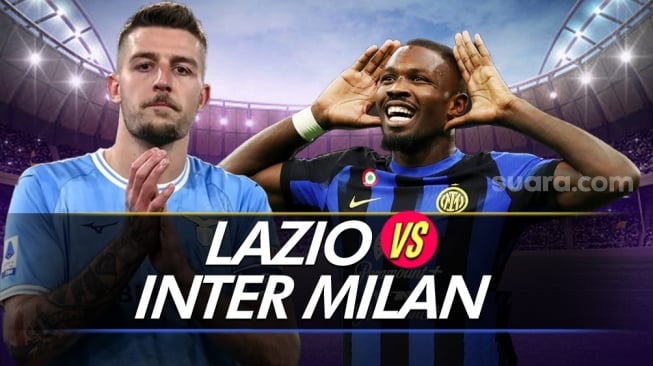 Prediksi Lazio vs Inter Milan di Liga Italia: Susunan Pemain, Skor, Live Streaming