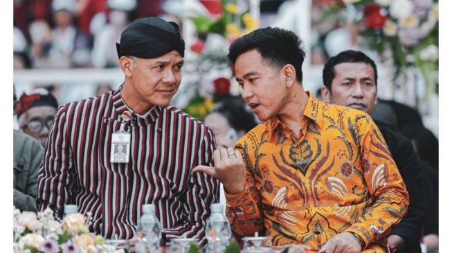 Ganjar Pranowo dan Gibran Rakabuming Raka. [Ist]