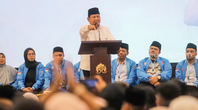 Dapat Dukungan Relawan Generasi Muda Islam, Prabowo: Sungguh Membakar Semangat