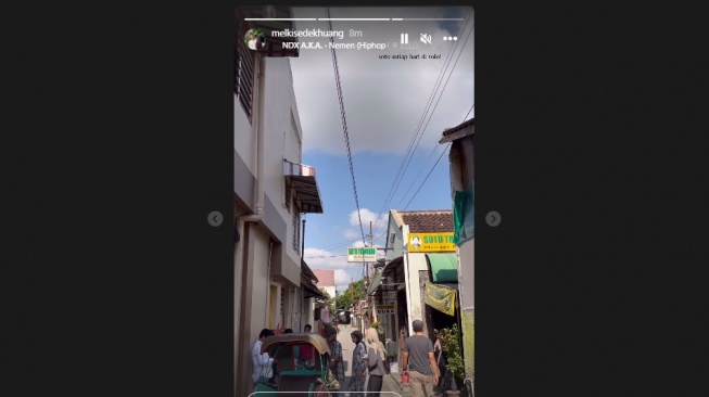  etua BEM UI Non Aktif Melki Sedek Huang tengah berada di Solo, Jawa Tengah ketika berhembus isu dirinya diduga lakukan kekerasan seksual. (Tangkap Layar IG)