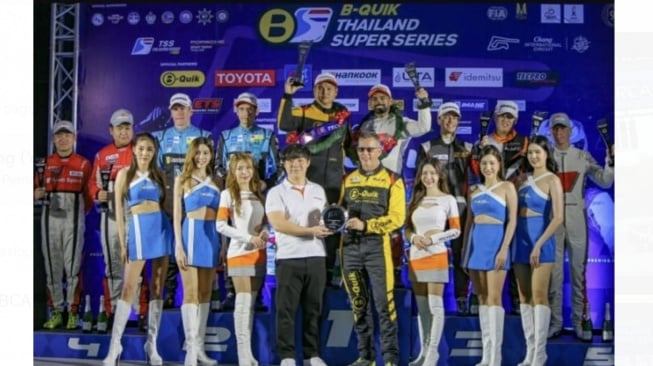 Para juara TSS Buriram Thailand dari tim Audi [Audi Sport racing Asia]