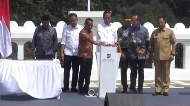 Habiskan Anggaran Rp101 Miliar, Jembatan Otista Bogor Diresmikan Jokowi