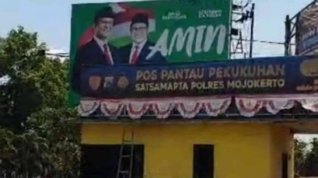 papan reklame Amin [BeritaJatim]