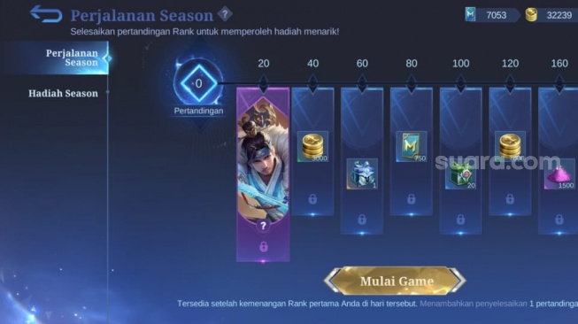 Hadiah Skin Season 31 Mobile Legends. (Suara.com/Rezza Rachmanta)