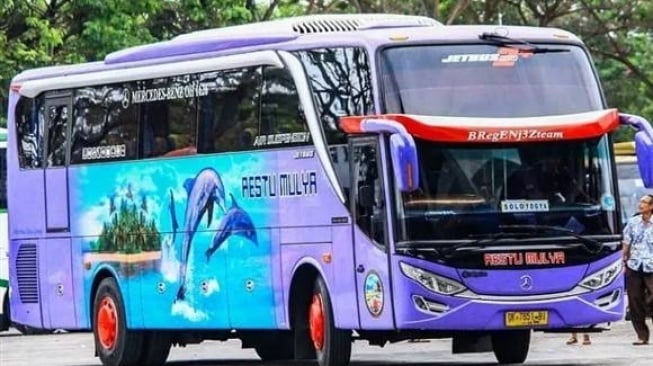 Bus PO Restu Mulya rute Solo-Denpasar. [Traveloka]