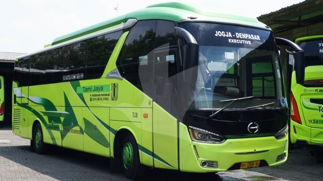 Bus PO Tami Jaya rute Solo-Denpasar. [Traveloka]