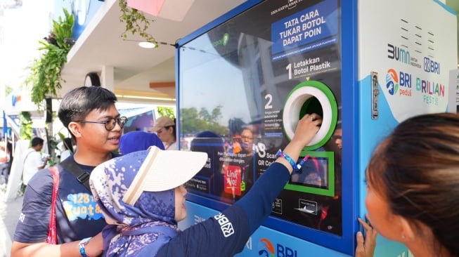 Rayakan HUT ke-128 di GBK, BRI Peduli Pilah & Kelola 5,5 Ton Sampah