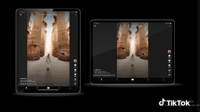 Pembaruan TikTok untuk perangkat lipat dan tablet. [TikTok]