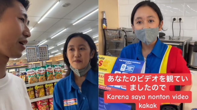 Viral Kasir Indomaret Fasih Berbahasa Jepang, Cuma Belajar dari Nonton Anime!