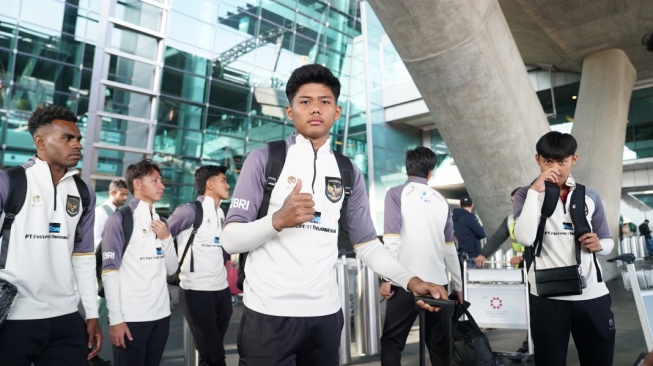 Timnas Indonesia U-20 Tiba di Qatar, Arkhan Kaka: Langsung Istirahat, Besok Baru Latihan