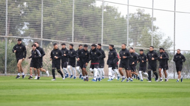 Indonesian National Team During Training Camp in Türkiye.  (pssi.org)