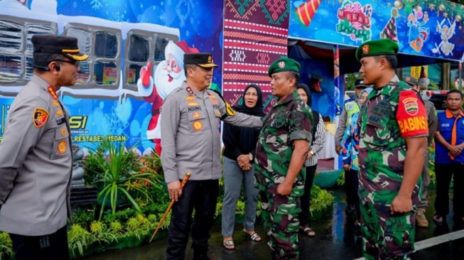 Jaga Ibadat Umat Nasrani, 12 Ribu Polisi Disebar di 9.898 Gereja Sumut