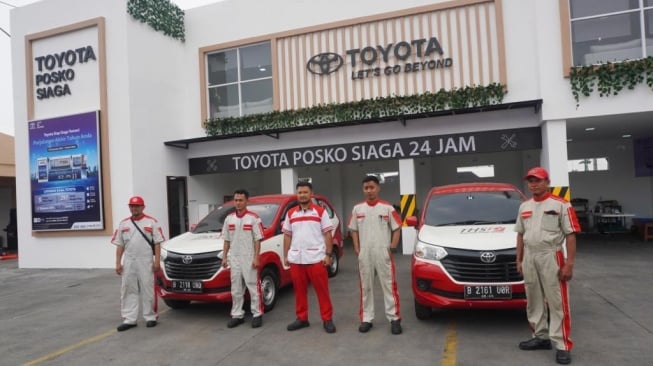 Toyota Dirikan Posko Siaga Kawal Konsumen Libur Nataru 2024. (Foto: TAM)