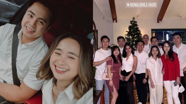 Pasangan artis rayakan Natal perdana sebagai suami istri (Instagram/@gritteagathaa)