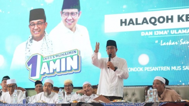 Ulama se-Jawa tengah dan Jawa Timur Dukung AMIN