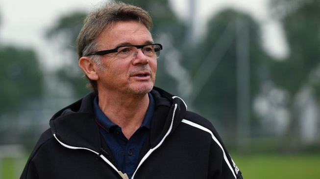 Pelatih kepala Timnas Vietnam, Philippe Troussier. [Nhac NGUYEN / AFP]