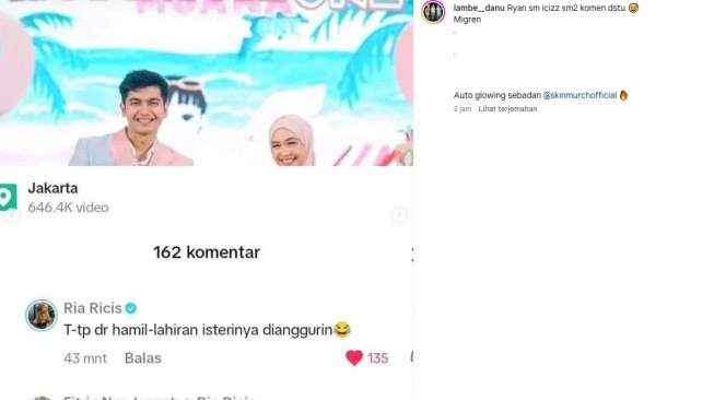 Ria Ricis sebut dirinya diabaikan oleh sang suami (instagram)