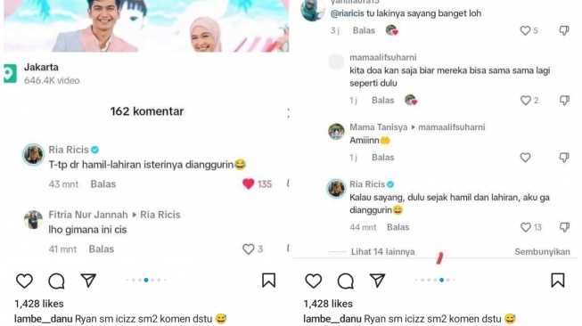 Ria Ricis curhat ditelantarkan Teuku Ryan (Instagram/@lambe__danu)