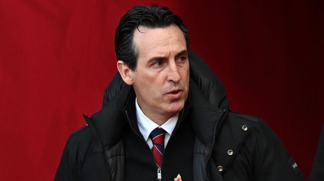 Manajer Aston Villa, Unai Emery. [BEN STANSALL / AFP]