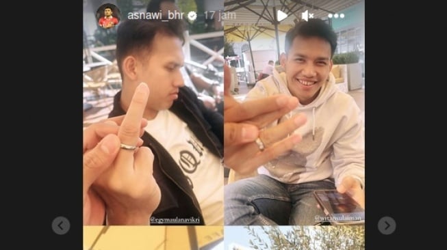 Gemas! Pratama Arhan, Witan Sulaiman, dan Egy Maulana Vikri Pamer Cincin Nikah, Asnawi Mangkualam Gimana?